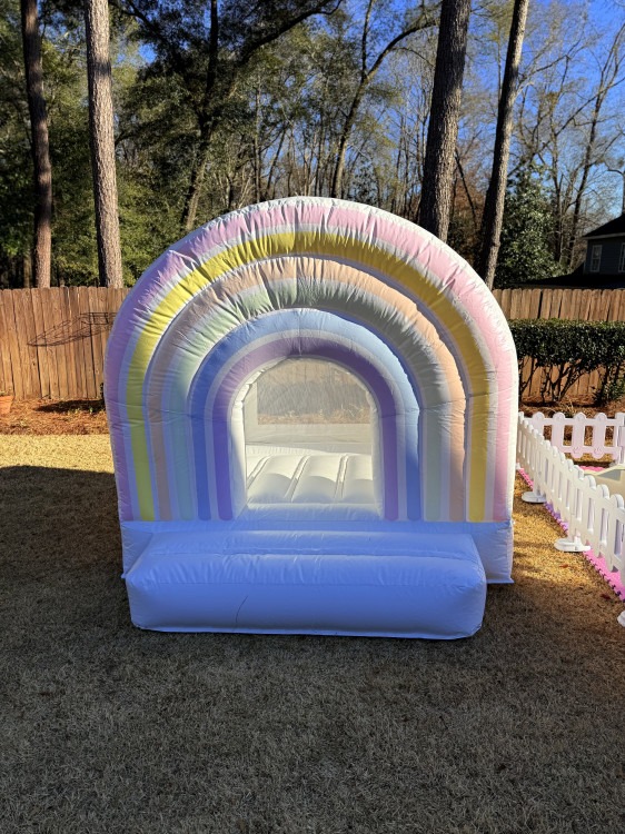 Rainbow Toddler Bounce House