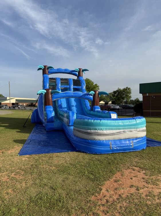 18 FT Cayman Crush Dual Lane Waterslide
